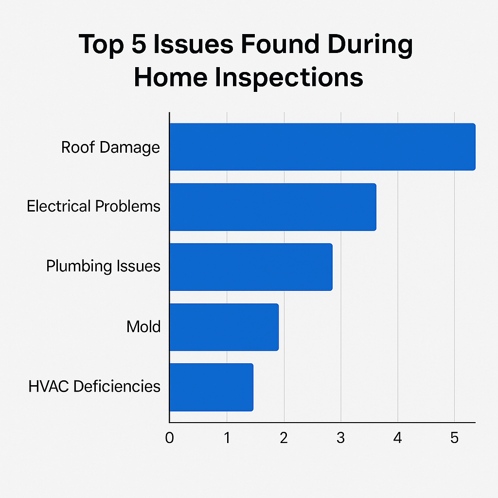 Top 5 issues found during home inspections
