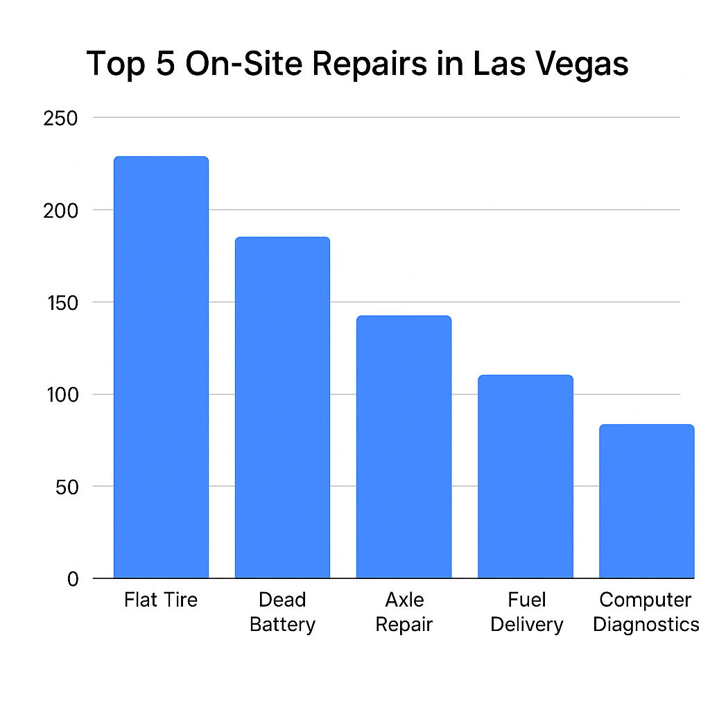 Top 5 on-site repairs in Las Vegas